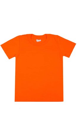 Оранжевая детская футболка